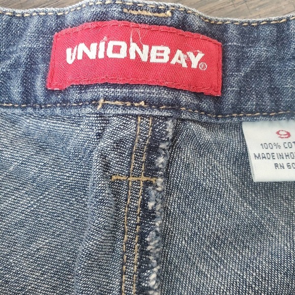 Unionbay A Line Midi Denim Skirt Size 9 - Picture 4 of 7